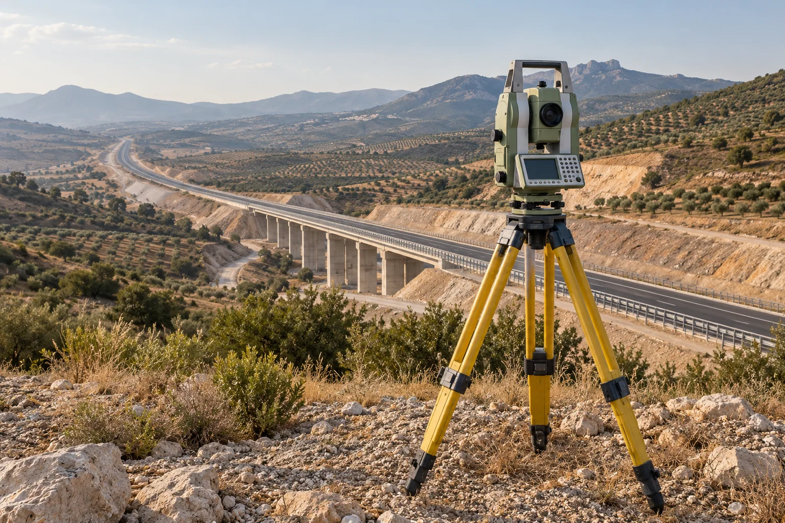 Imagen ilustrativa: Topografía de infraestructuras